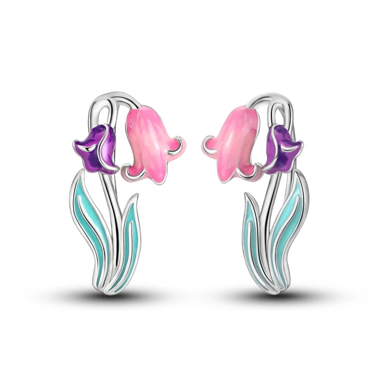 925 Sterling Silver Colored Zirconium Stars Hoop Earrings For Women Jewelry Anniversary WeddingMaking Jewelry Gift