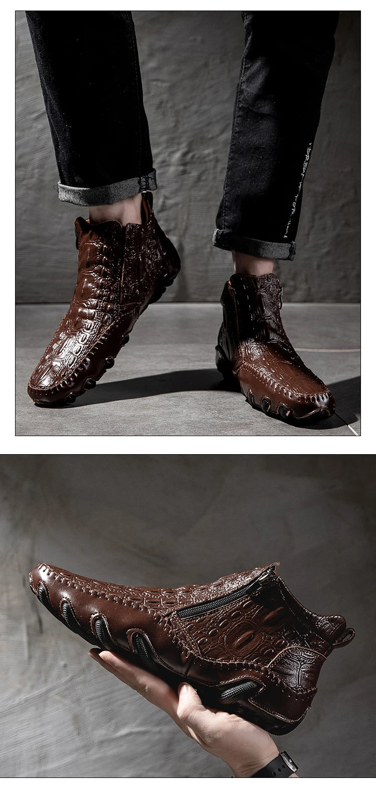 Genuine Leather Shoes For Man Spring Summner Big Size Shoes High Quality Designer Formal Shoes Casual Shoes Fashion Business