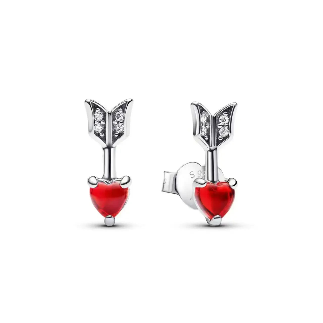 Sparkling Colorful Hoop Earrings 925 Sterling Silver Hypoallergenic Jewelry Embellished With Zircon Elegant Luxury Style Female