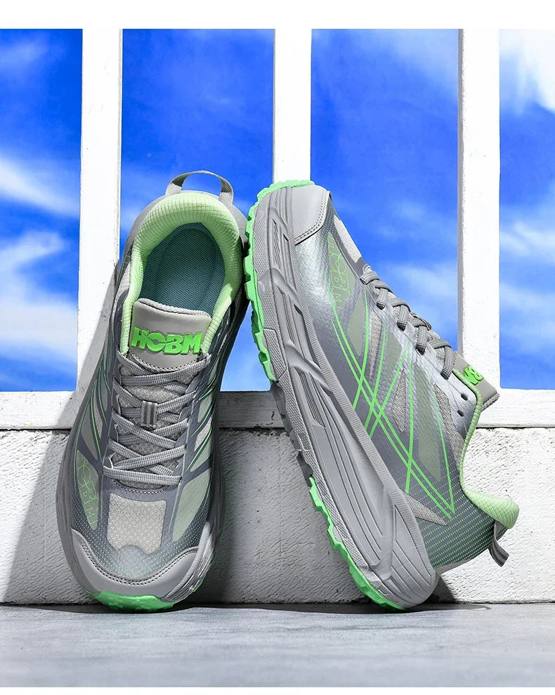 2025 Marathon Air Cushion Men Sports Running Shoes Breathable Lightweight Women Comfortable Athletic Training Climbing Sneakers