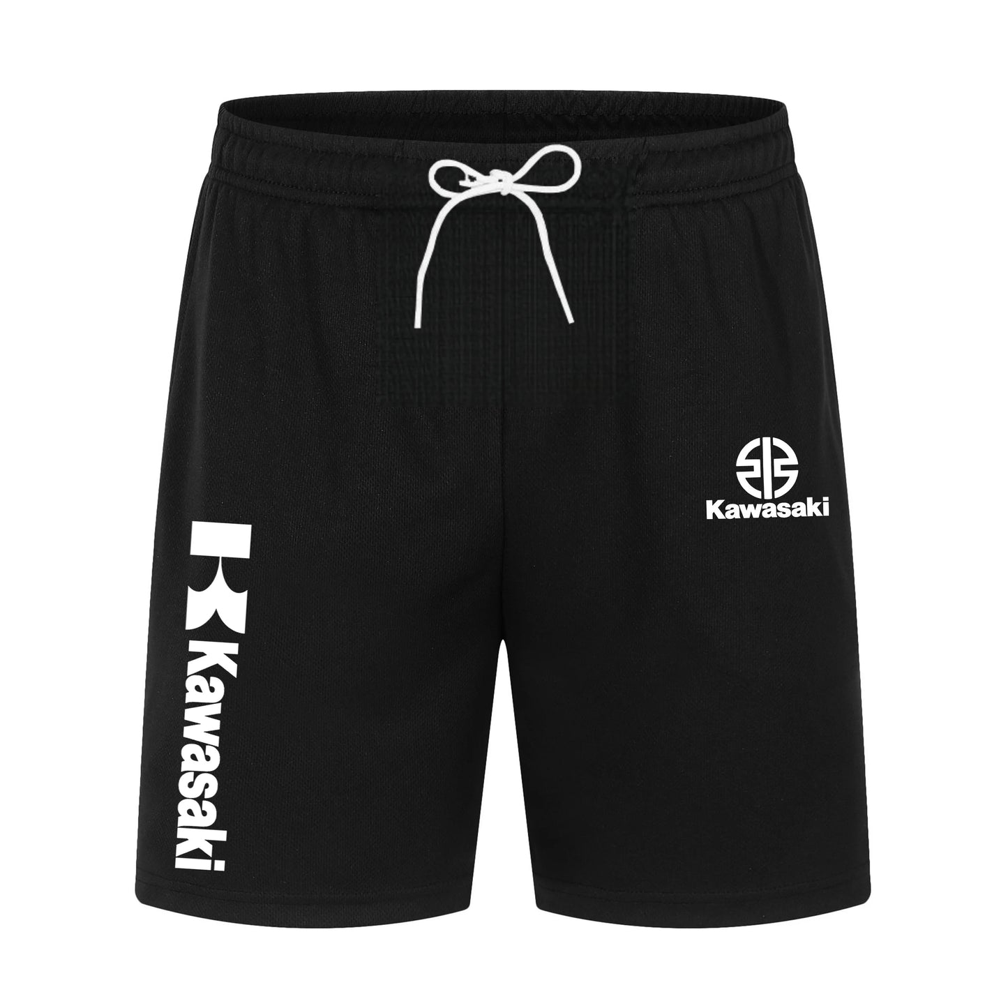 Kawasaki Summer Popular 3D Printed Quick Drying Men Breathable Motorcycle Shorts Off-road Motorcycle Sport Running Men Shorts