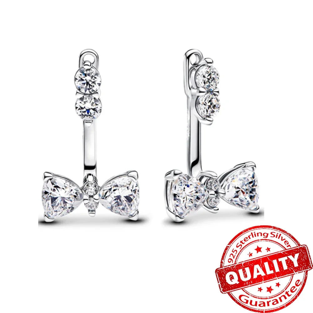 Sparkling Colorful Hoop Earrings 925 Sterling Silver Hypoallergenic Jewelry Embellished With Zircon Elegant Luxury Style Female