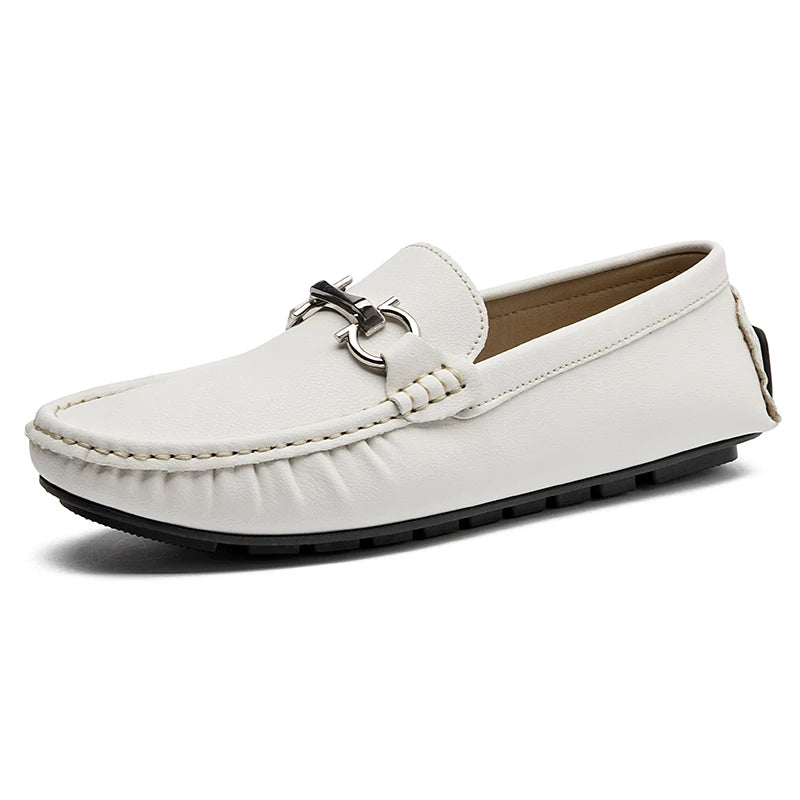YRZL Mens Loafers Casual Slip On Comfortable Shoes for Men PU Leather Lightweight Non Slip Walking Sneakers Outdoor Shoes