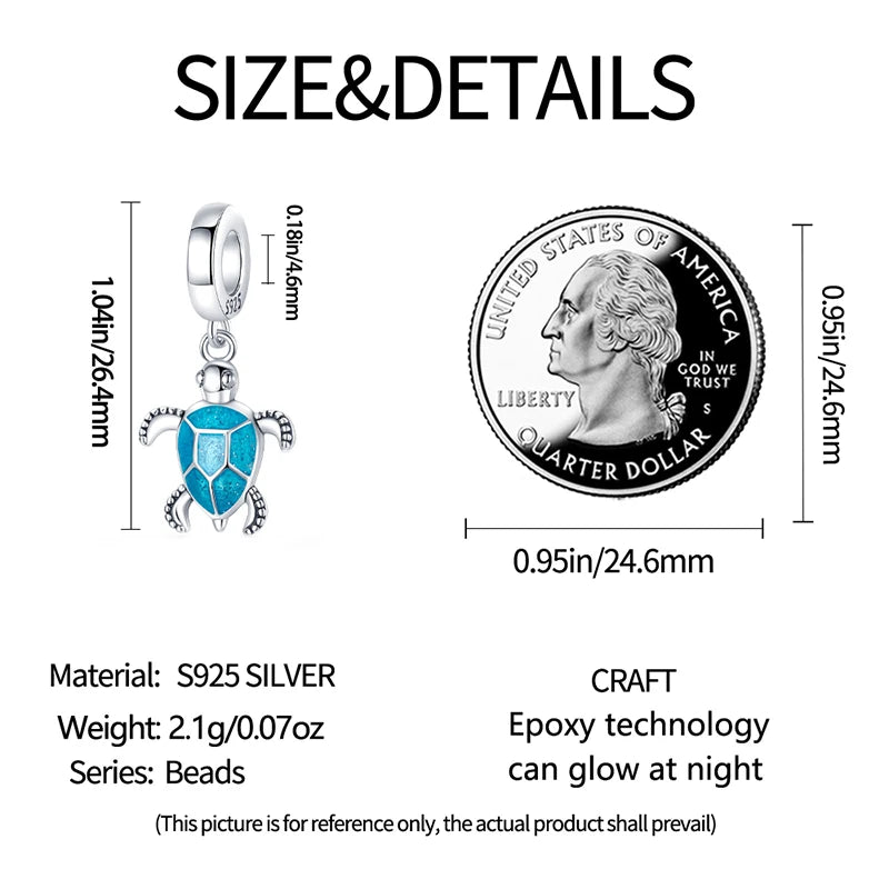 925 Sterling Silver Chameleon Luminous Firefly Butterfly Charms Beads Fit Qikaola 925 Original Bracelets Fine DIY Jewelry Making