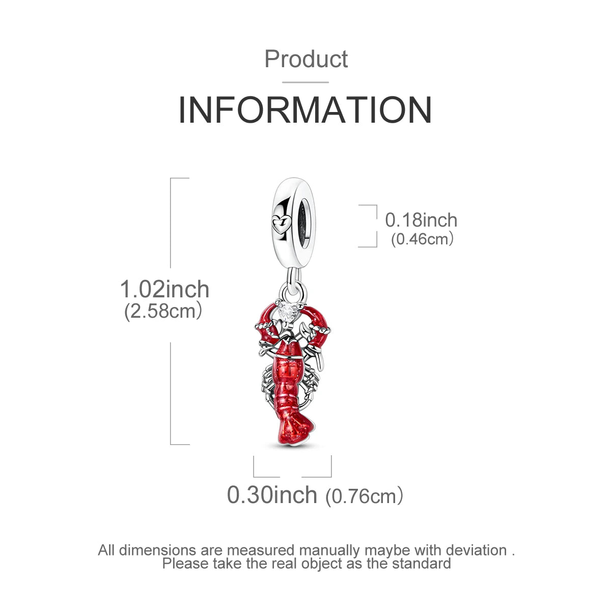 Original 925 Sterling Silver Red Charm Beads Red Wine Chili Dumbbell Pendant For Women Fit DIY Bracelet Birthday Jewelry Gift