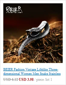 BEIER Wholesale Classic Garden Flower Skull Ring For Man Stainless Steel Man's Punk Style Jewelry BR8-071 US Size Halloween Gift