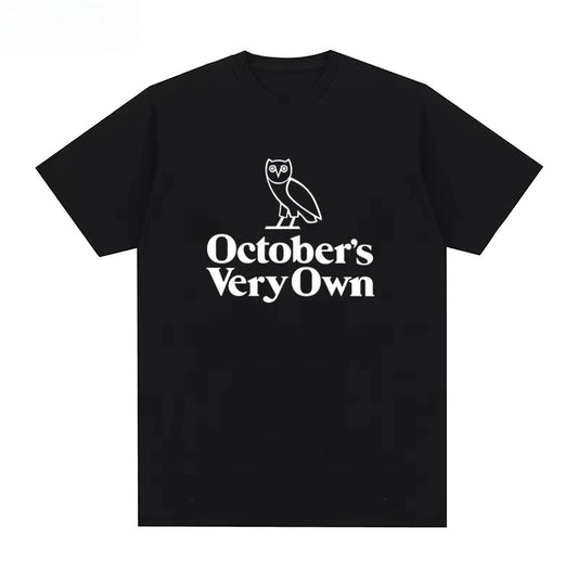 2025 Summer New OVO T-shirt Drake Tee Printed Graphic Fashion Casual High Quality Breathable Cotton Round Oversize T-shirt