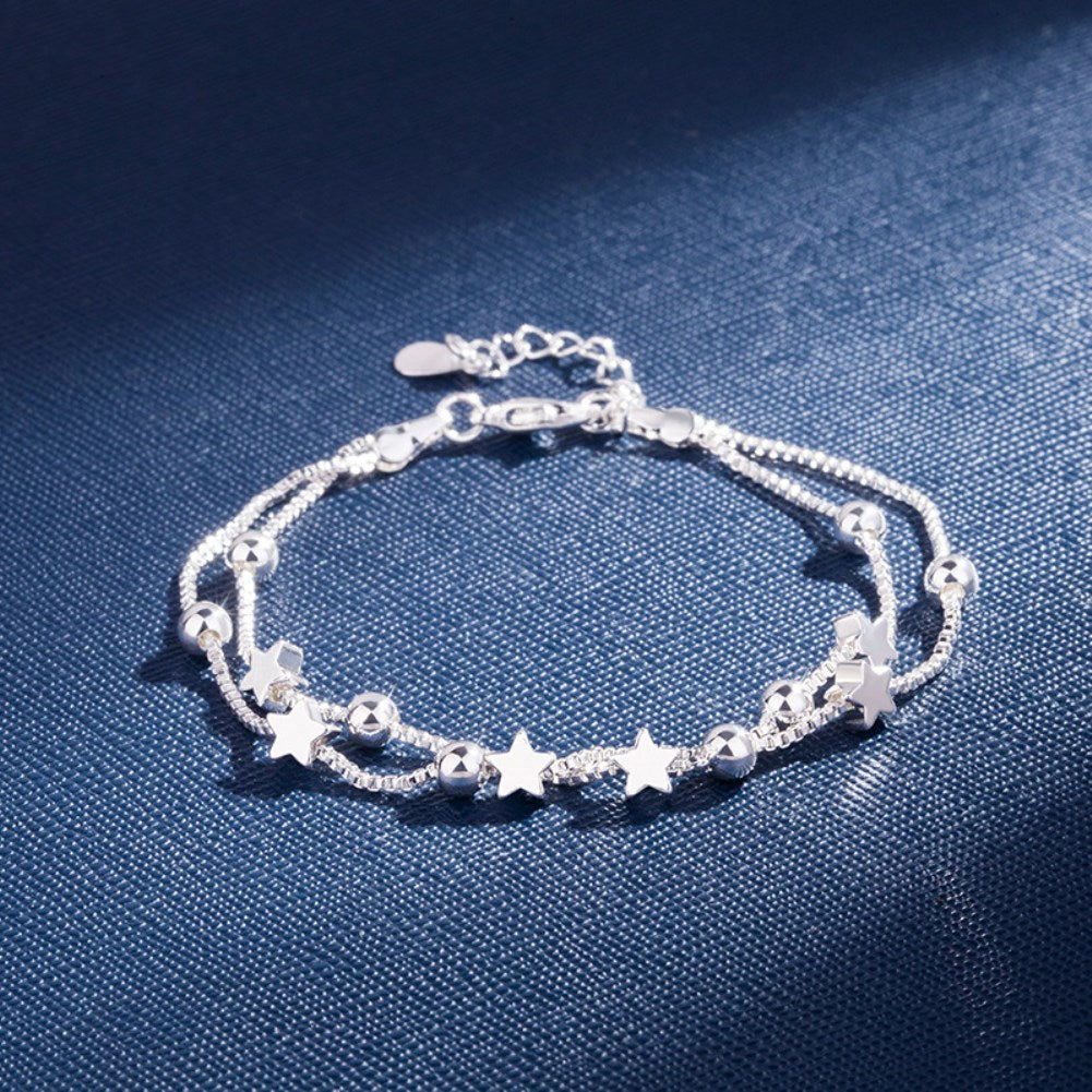Beautiful Stars Bracelets for Women Korean Fashion Designer Party Wedding Jewelry Holiday Gifts