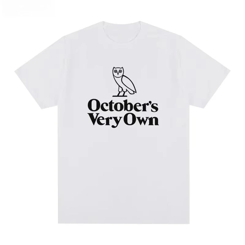 2025 Summer New OVO T-shirt Drake Tee Printed Graphic Fashion Casual High Quality Breathable Cotton Round Oversize T-shirt