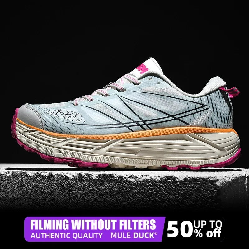 2025 Marathon Air Cushion Men Sports Running Shoes Breathable Lightweight Women Comfortable Athletic Training Climbing Sneakers