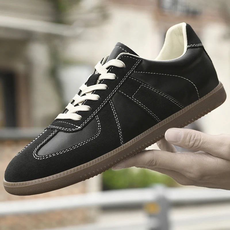 Genuine Leather Men's Casual Shoes Non Slip Male Walking Sneakers Comfortabel Tenis Masculino New Leisure Walk Outdoor Footwear