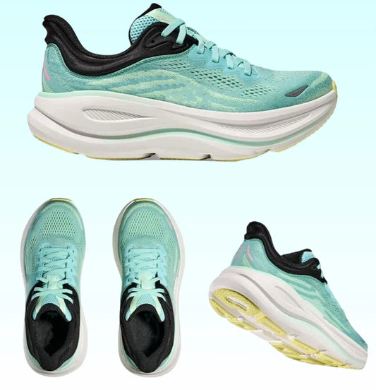 2025 Bondi9 Men Women Running Shoes Bondi 9 Light Cushioning and Elastic Running Shoes Outdoor Breathing Running Shoes