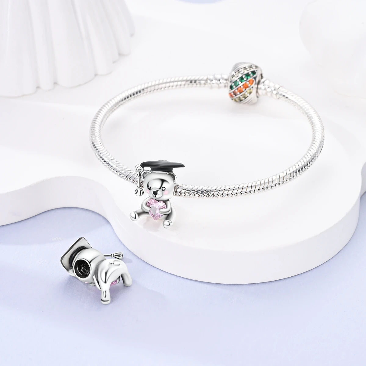 Silver Plated Cute Animals Charms Pendant Lovely Penguin Avocado Dangle Charm Beads Fit Bangle Bracelet Necklace Women Jewelry