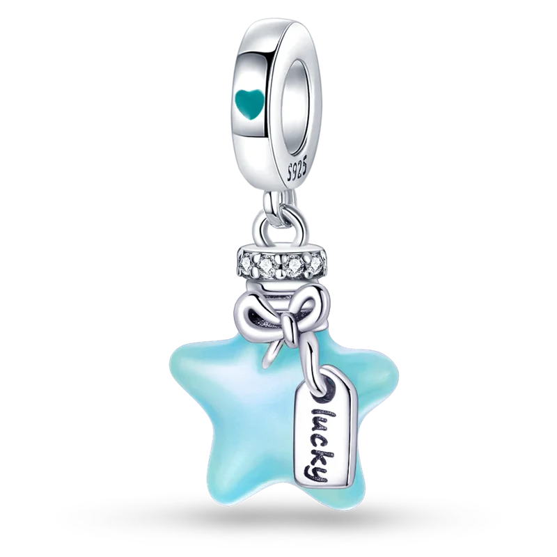 925 Sterling Silver Chameleon Luminous Firefly Butterfly Charms Beads Fit Qikaola 925 Original Bracelets Fine DIY Jewelry Making