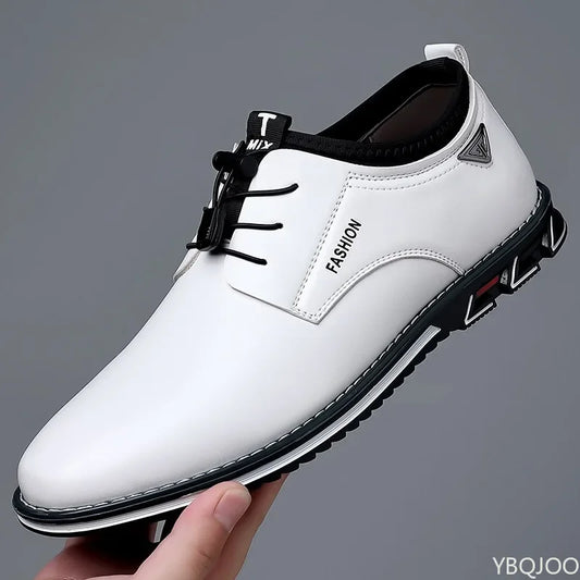 Shoes Men Dress Slip on Mens Casual Oxford Shoe Moccasin Male Footwear Pointed Toe Shoes for Men Flat Zapatillas Hombre 2025