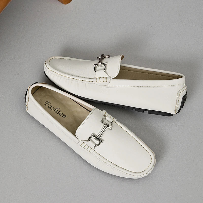 YRZL Mens Loafers Casual Slip On Comfortable Shoes for Men PU Leather Lightweight Non Slip Walking Sneakers Outdoor Shoes