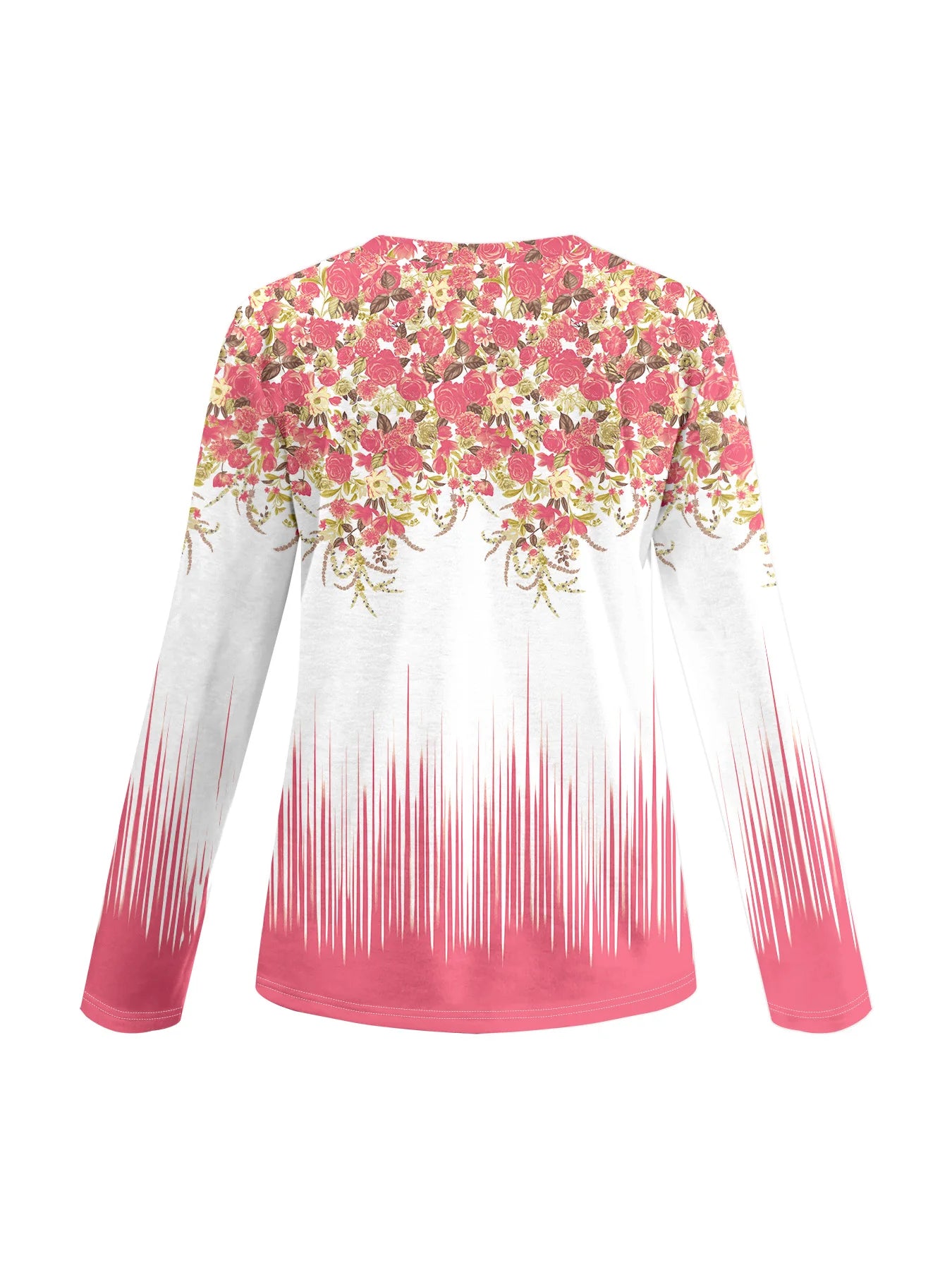 2025  Autumn and winter new fashion round neck long sleeve printed elegant casual loose hoodie