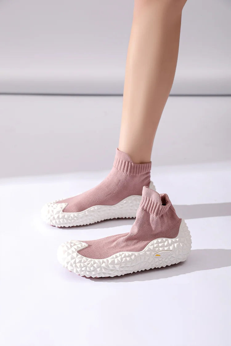 Golen Shark women's silent soft sole cushioned shoes Squat silent hard pull fitness shoes casual shoes