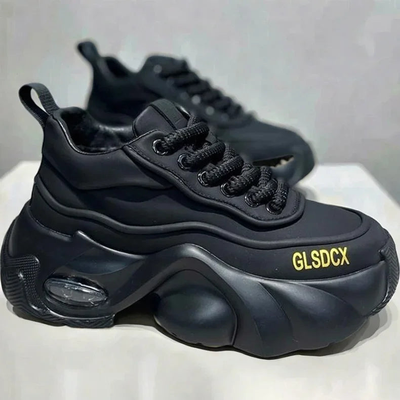 2025 Designer Style Mens Shoes Outdoors Comfortable Men Thick Platform Sneakers Fashion Casual Elevator Shoes New Trainers Tenis
