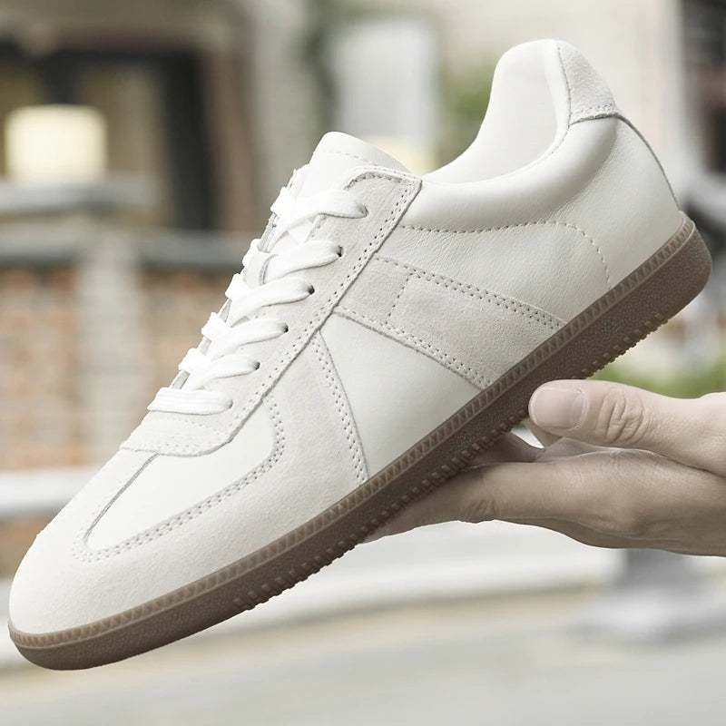 Genuine Leather Men's Casual Shoes Non Slip Male Walking Sneakers Comfortabel Tenis Masculino New Leisure Walk Outdoor Footwear