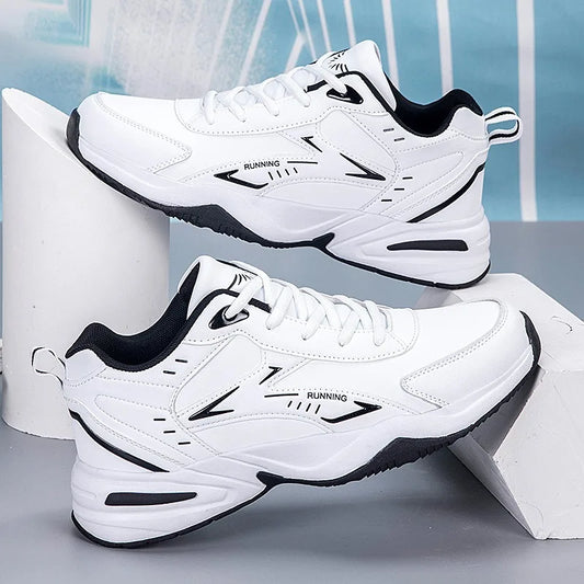 Autumn New Men Microfber Running Shoes Luxury Brand Men Shoes School Student Air-cushion Sneakers Fashion Man Casual Shoes 35-48