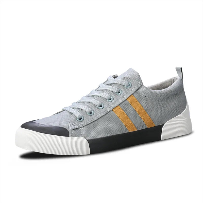 2025 Men's Shoes Breathable Men's Canvas Shoes Fashion Versatile Lace Up Skateboarding Shoe for Men Lightweight Casual Sneakers