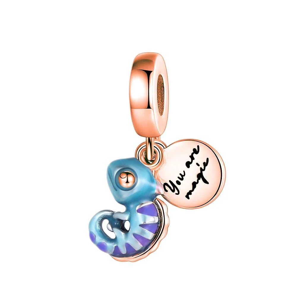 Hot Sale Night Glow Firefly Charm Beads For 3mm 925 Original Bracelet Women 925 Silver Pendant Bead DIY Jewelry Gift