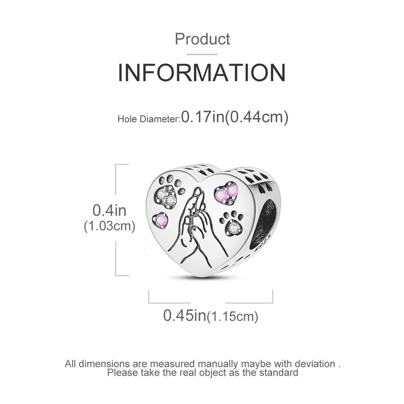 Original 925 Sterling Silver Pink Series Charms Beads Bow Perfume Bottle Heart-Shaped Cross Pendant Fit Bracelet DIY Jewelry