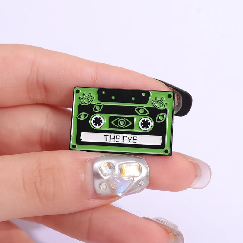 3pcs/sets Hard Enamel Pins Funny Creative Metal Brooches Jewelry Halloween Punk Cartoon Lapel Badge Accessories Gift for Friends