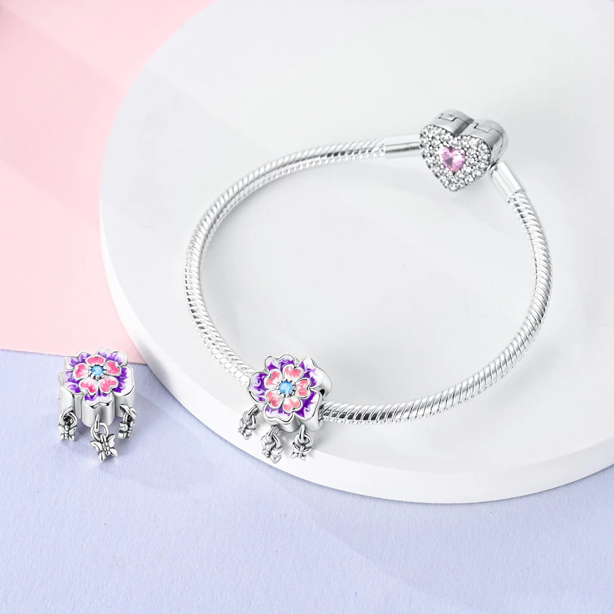 Silver Plated Cute Animals Charms Pendant Lovely Penguin Avocado Dangle Charm Beads Fit Bangle Bracelet Necklace Women Jewelry