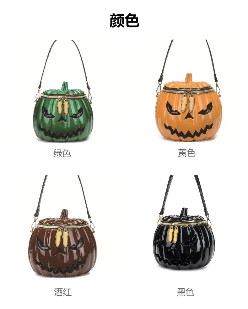 Halloween Pumpkin Shape Women's Shoulder bag shion Purses and Handbags Girl's Crossbody Bag Designer Clutch Fun Cartoon Bags