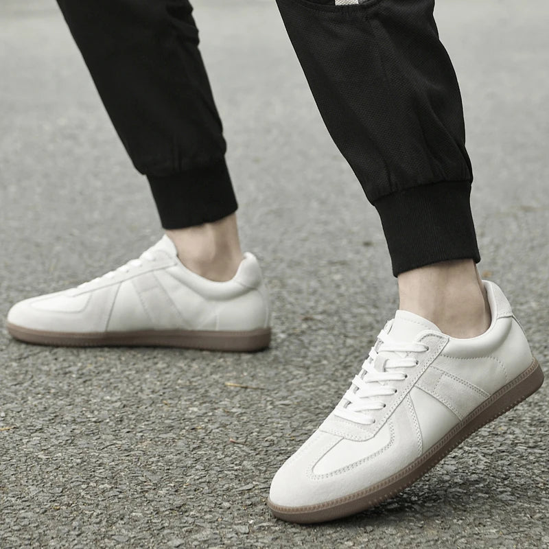 Genuine Leather Men's Casual Shoes Non Slip Male Walking Sneakers Comfortabel Tenis Masculino New Leisure Walk Outdoor Footwear