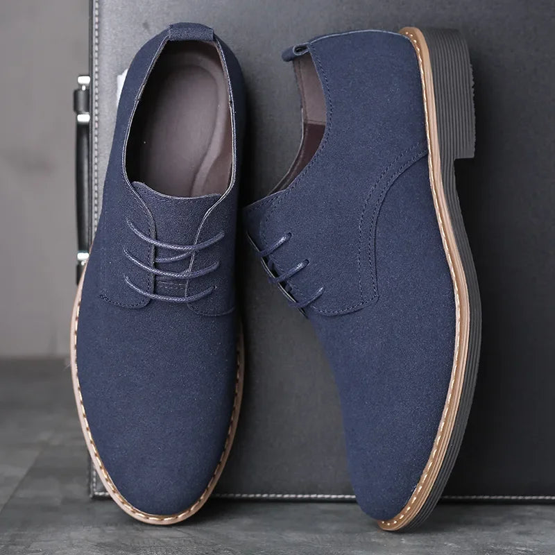 Men Matte Leisure Shoes Retro Floral Pattern Men Dress Shoes Fashion Lace-Up Flats High Quality Business Men Party Wedding 2025