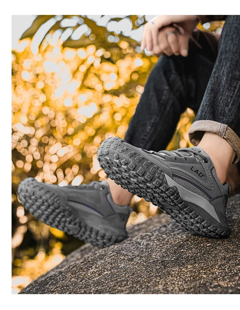 Men's Breathable Mesh Sport Shoes Casual Outdoor Climbing Anti-slip Wear-resistant Workwear Mountain Climbing Shoes Hot Sale Of