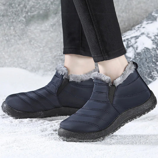 Men's Sneakers Warm Winter Sneakers With Fur Shoes Man Casual Sneaker Slip On Winter Shoes For Men Loafers 2025 Casual Shoes