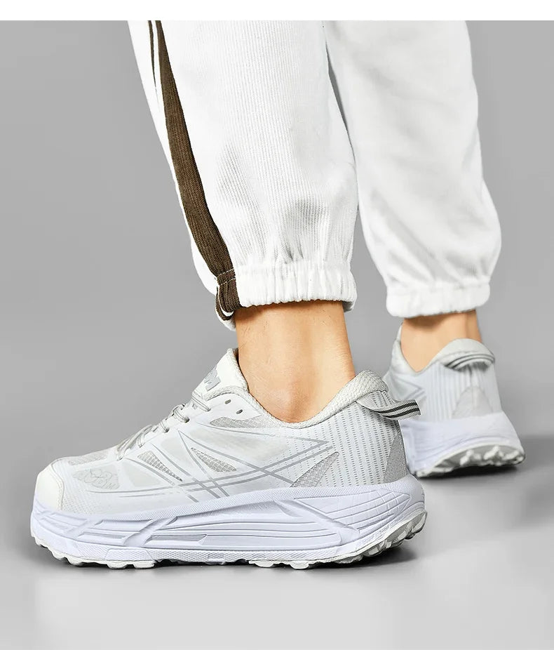 2025 Marathon Air Cushion Men Sports Running Shoes Breathable Lightweight Women Comfortable Athletic Training Climbing Sneakers