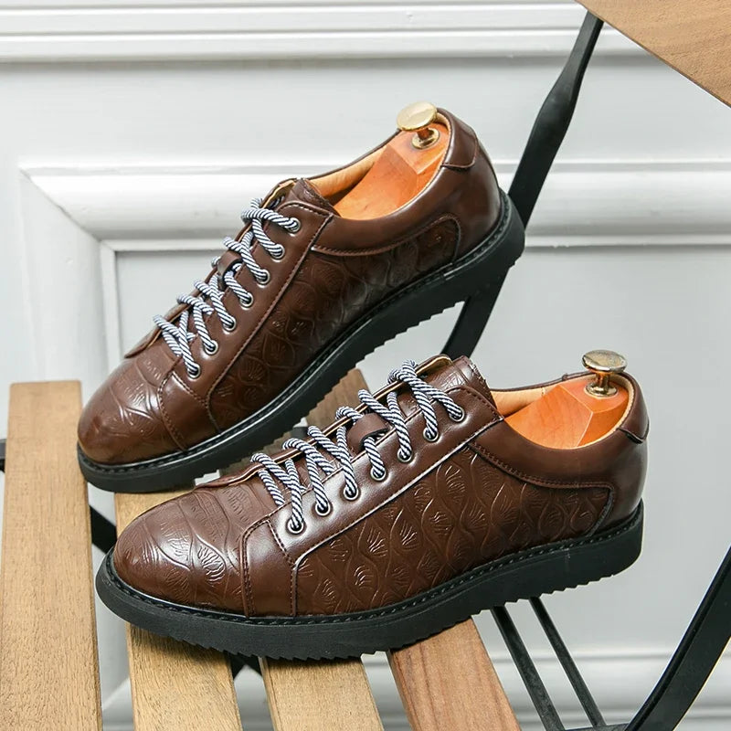 Original Sneakers Replicas Summer Shoes for Men Shoes 2024 Style Men Leather Shoe Natural Cowhide Leather Social Shoe Male Women