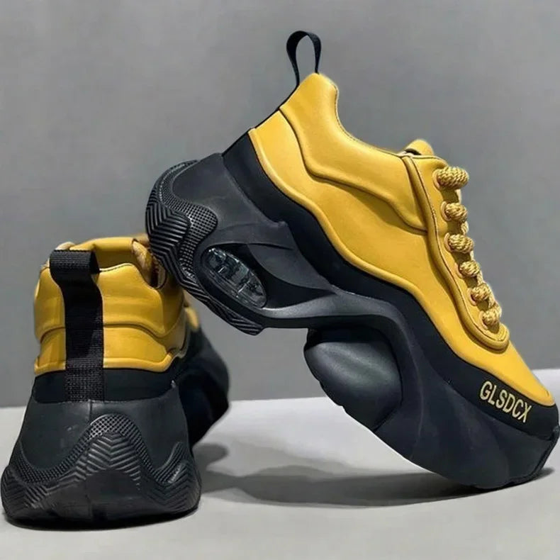 2025 Designer Style Mens Shoes Outdoors Comfortable Men Thick Platform Sneakers Fashion Casual Elevator Shoes New Trainers Tenis
