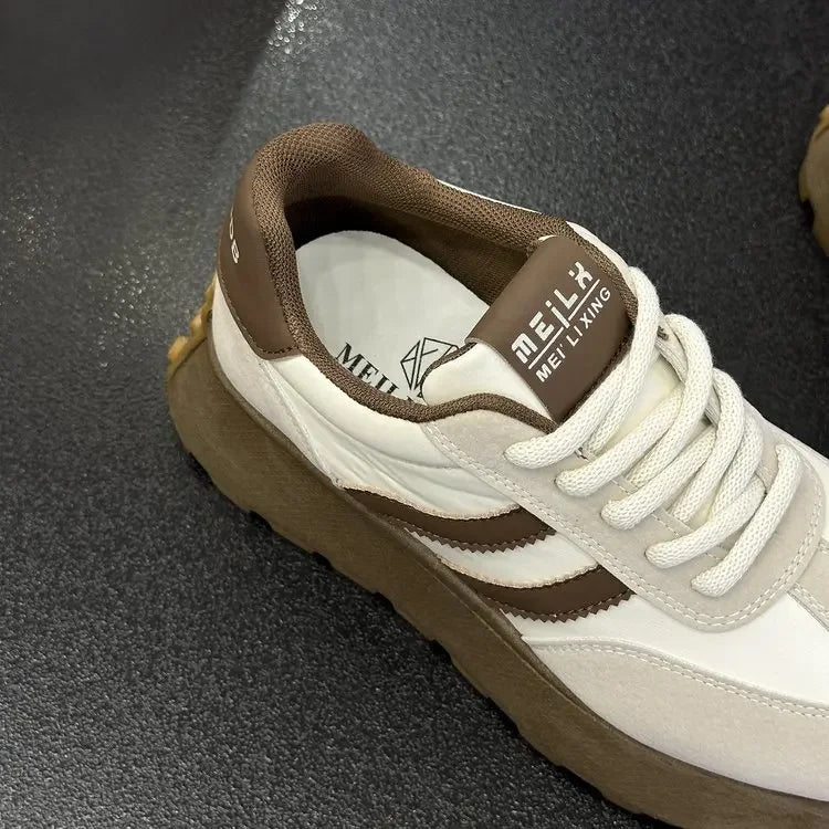 New Women Mesh Breathable Platform Sneakers Women Casual Lace Up Outdoor Women Shoes Low Top Sneakers fashion Zapatos De Mujer