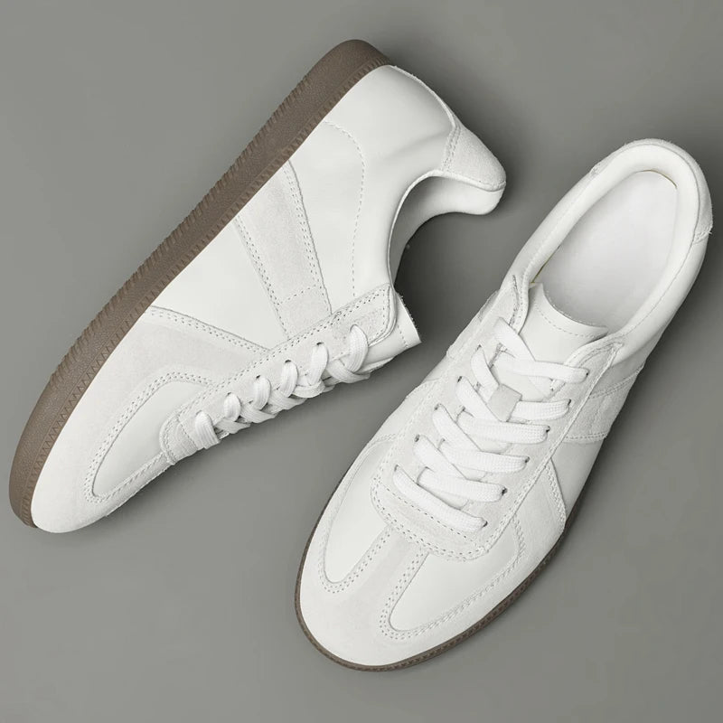 Genuine Leather Men's Casual Shoes Non Slip Male Walking Sneakers Comfortabel Tenis Masculino New Leisure Walk Outdoor Footwear