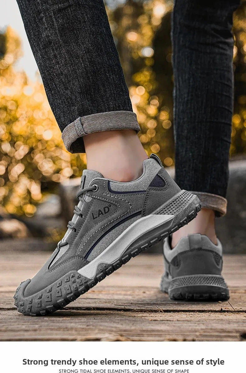 Men's Breathable Mesh Sport Shoes Casual Outdoor Climbing Anti-slip Wear-resistant Workwear Mountain Climbing Shoes Hot Sale Of