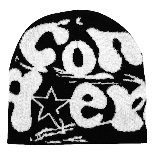 Y2k Beanie Hat Slouchy Beanie Vintage Beanie Warm Beanie Halloween Accessories Slouchy Beanies High School Teens