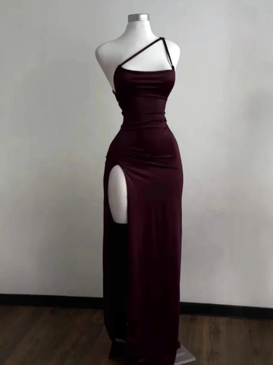 Fashion Sexy Backless Women Y2k Sling Dress Elegant Solid Color Long Evening Dresses Slim Fit Sleeveless Clothing
