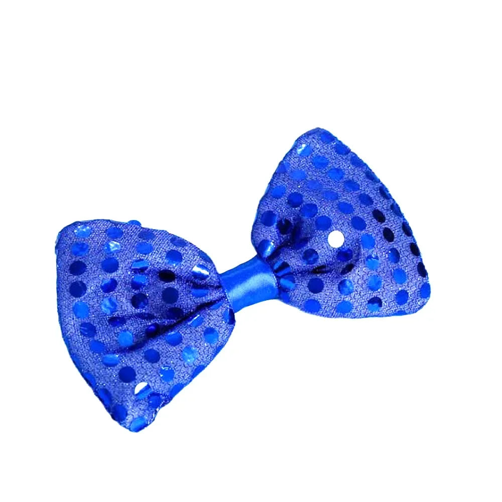 10pcs Blinking Light Up Sequin Bow Tie Necktie Gift Glow Party Luminous Neck Wear Cosplay  Birthday  Halloween
