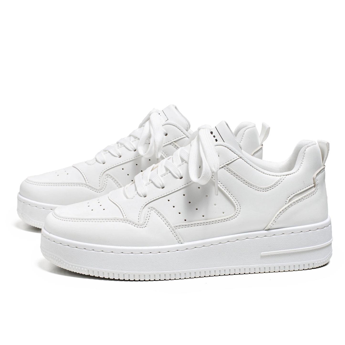 Spring and Summer Men's Shoes, New Breathable Sneakers, Men's Trendy and Versatile Thick-Soled White Shoes, Sports and Casual Sneakers
