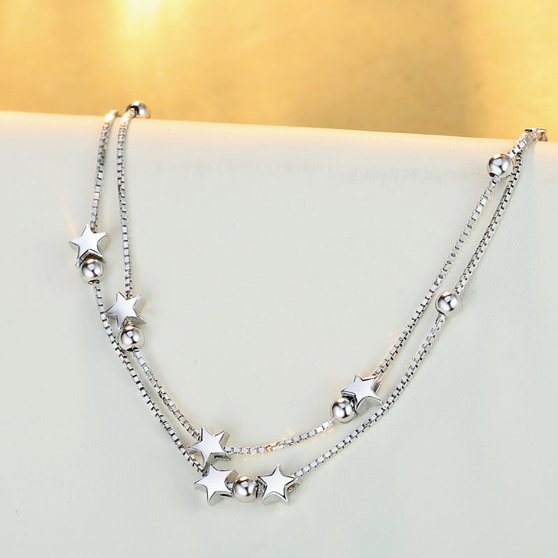 Beautiful Stars Bracelets for Women Korean Fashion Designer Party Wedding Jewelry Holiday Gifts
