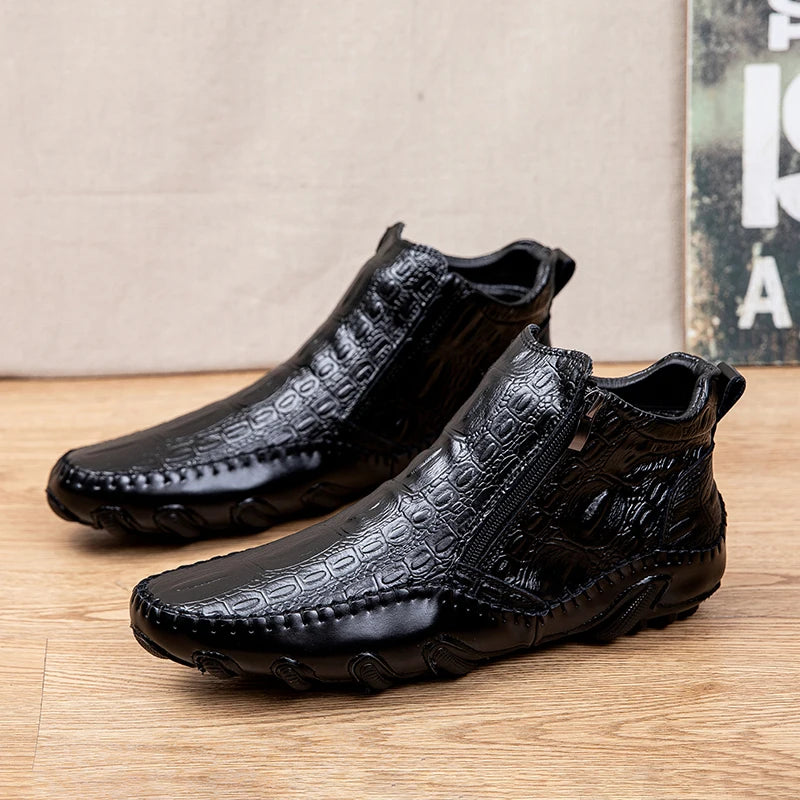 Genuine Leather Shoes For Man Spring Summner Big Size Shoes High Quality Designer Formal Shoes Casual Shoes Fashion Business