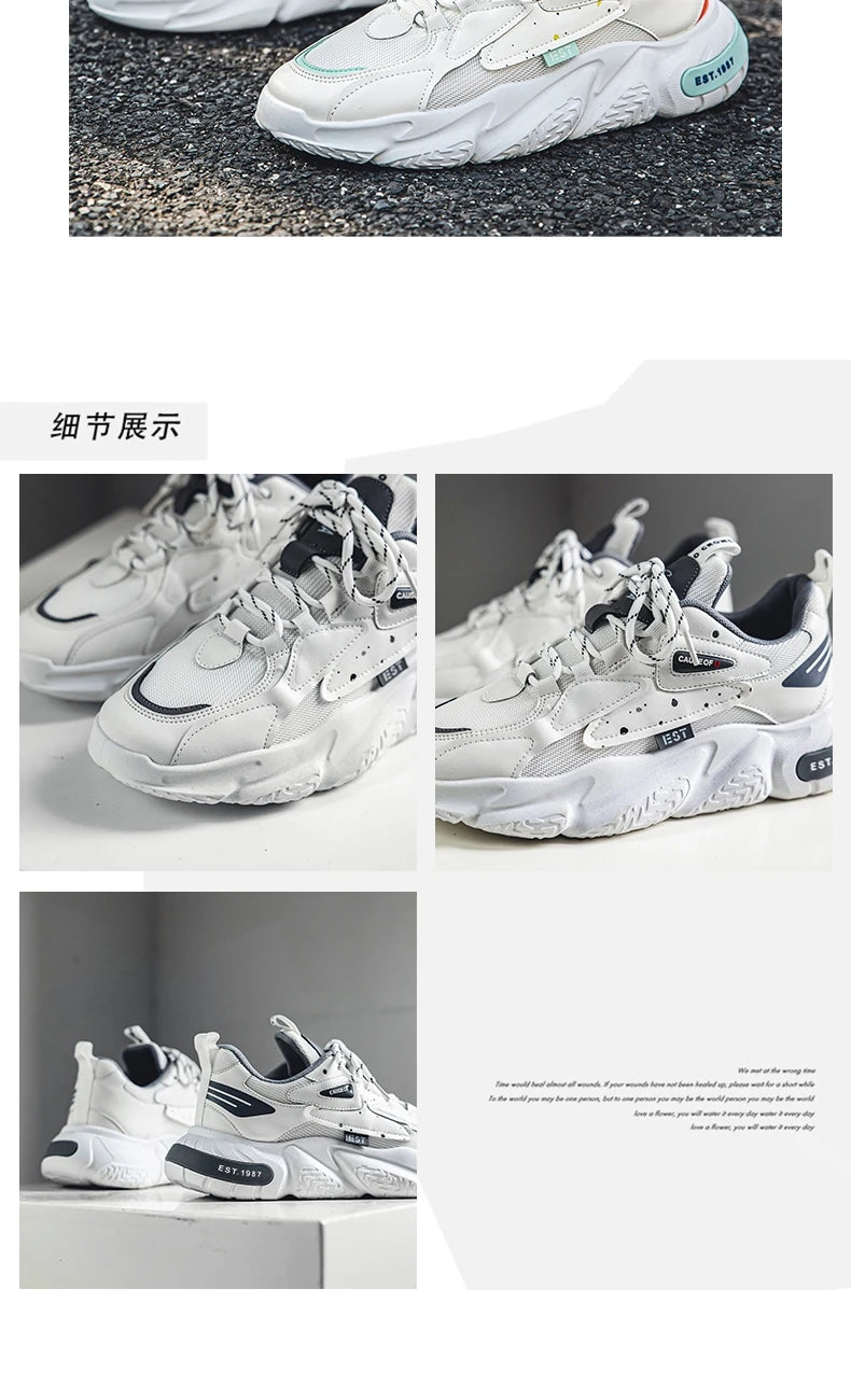 2024 Fashion and Comfortable Mesh Breathable Outsole Shoes Summer Hot Sale Mens Casual Shoes Thick Bottom Breathable Sneaker
