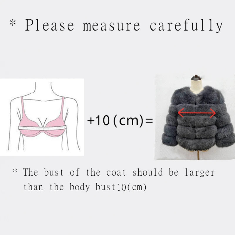 Lady's fashionable warm natural fur coat with a collar for warmth, luxurious high street outerwear