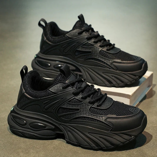 Men's light breathable casual sports shoes four seasons new soft sole anti-slip fashion outdoor running shoes students sneakers